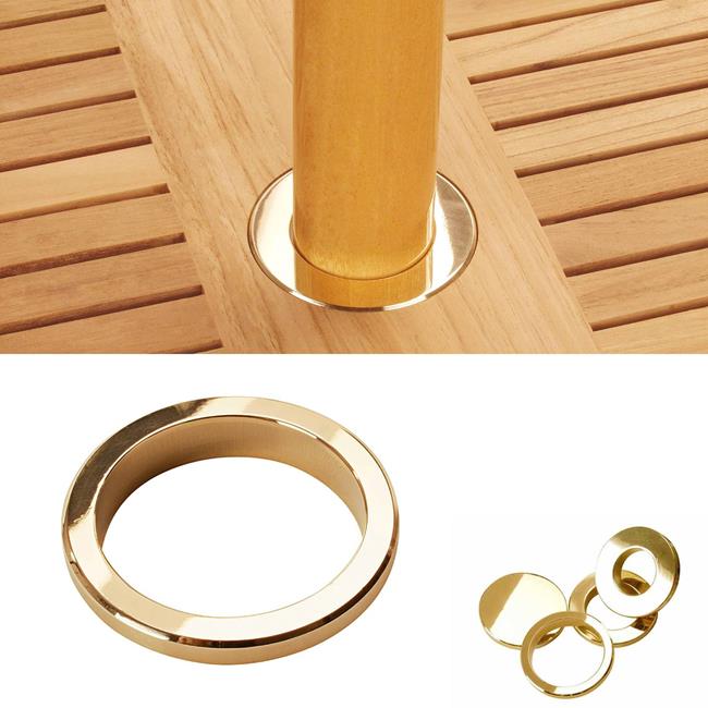 Barlow Tyrie Reducer Ring 61mm Brass Parasol Reducer Ring Birstall