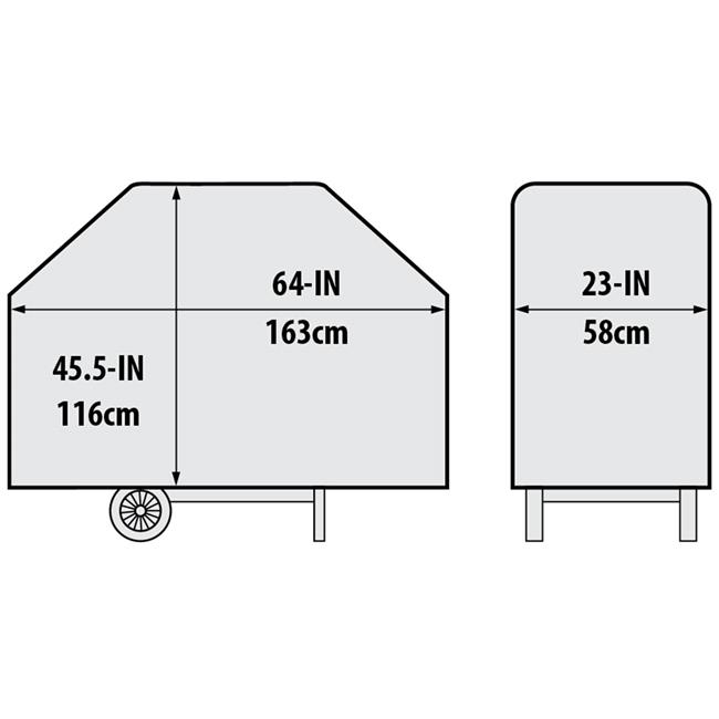 Broil King Premium Barbecue Cover To Fit Baron 590, 20/40/90