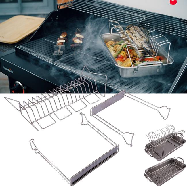 CharBroil Grill+ Accessories Multifunctional Rack Birstall