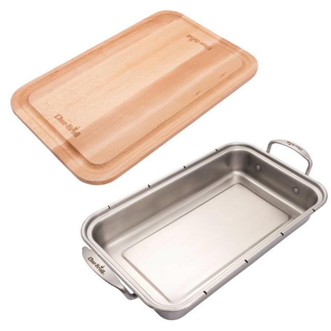 CharBroil Grill+ Accessories Roasting Dish & Cutting Board Birstall