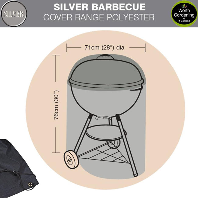 Garland Silver Covers Kettle BBQ Cover Birstall