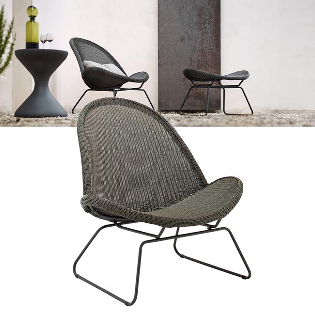 Gloster Bepal Lounge Chair Licorice Birstall