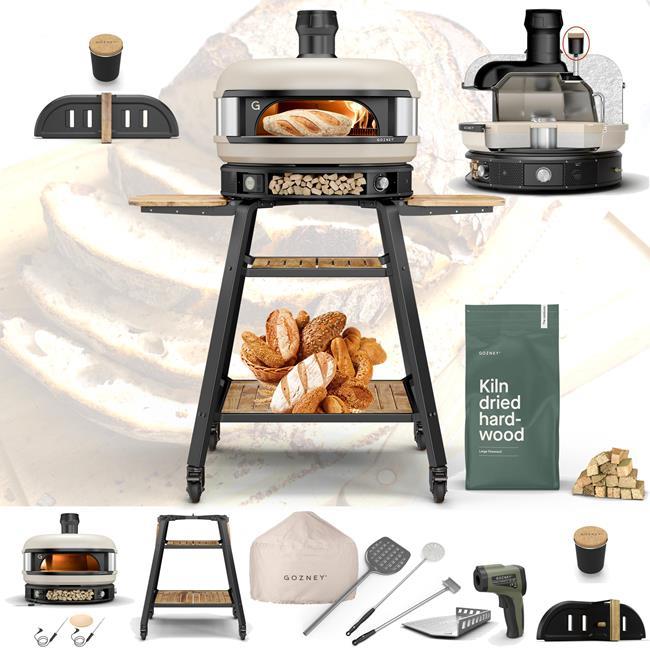 Gozney Dome Bread Oven Bone Dual Fuel Steam Bread Oven With Stand