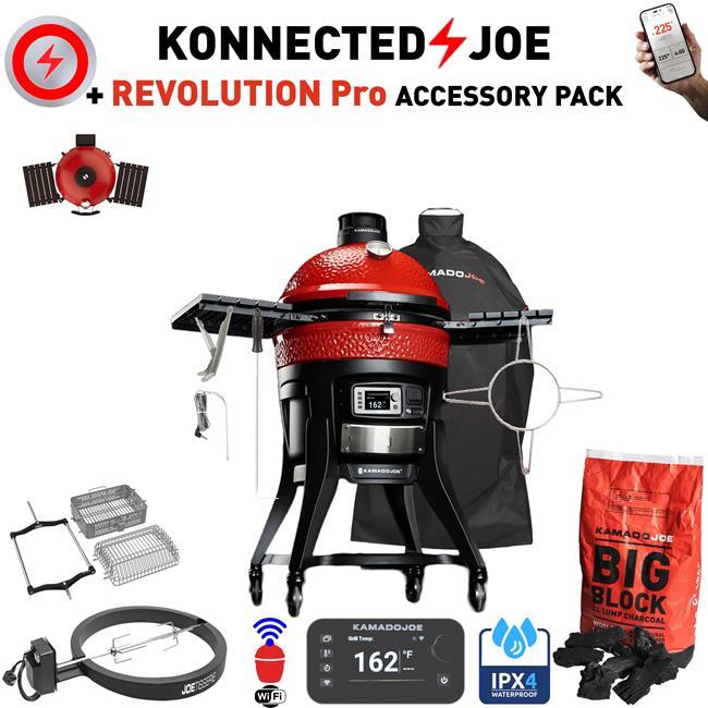 Kamado Joe Konnected Joe Digital Charcoal WiFi Grill Smoker Oven