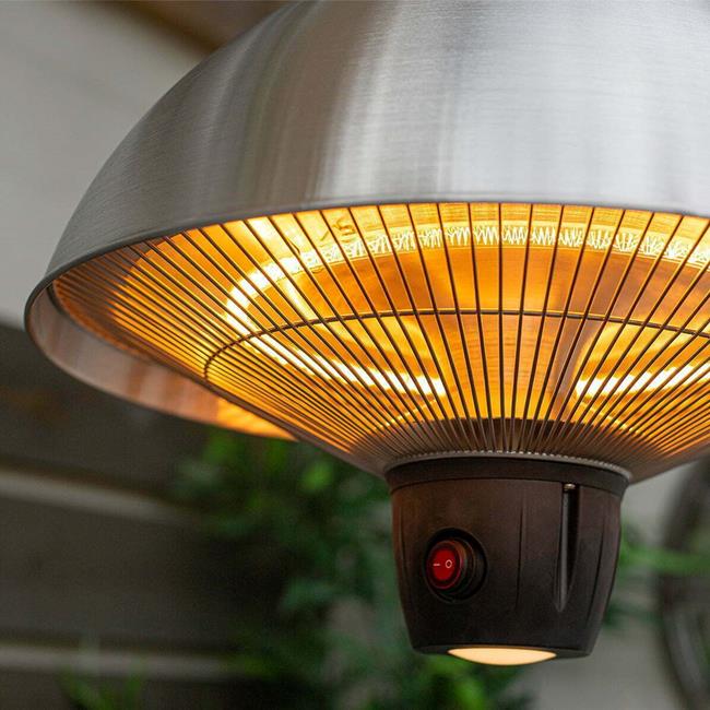 La Hacienda Patio Heaters Hanging Halogen Mushroom Heater Birstall