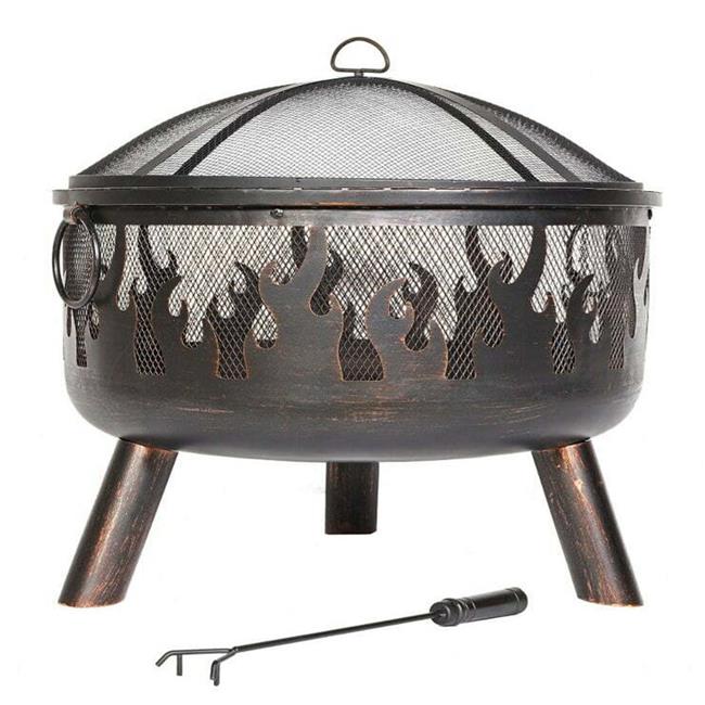 La Hacienda Patio Heaters Wildfire Deep Bowl Firepit Birstall