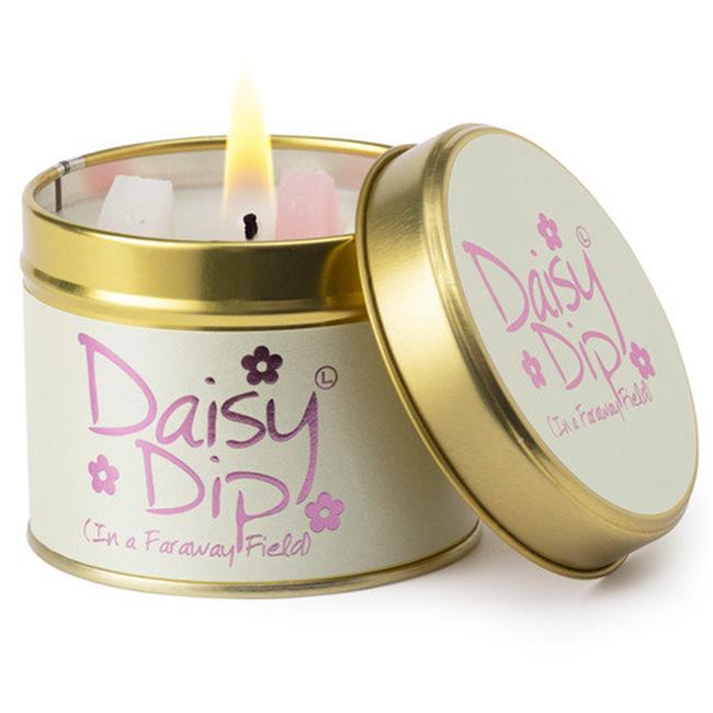 Daisy Dip Scented Candle Tin LilyFlame Candles Birstall
