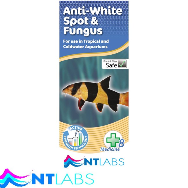 NT Labs Aquarium Anti White Spot & Fungus Anti Parasite Treatment