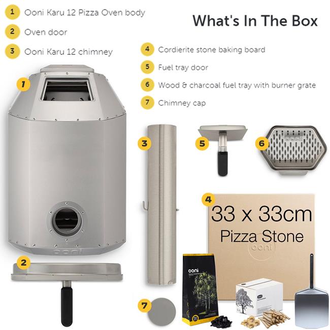 Ooni Karu 12 MultiFuel Pizza Oven Essentials Package Birstall