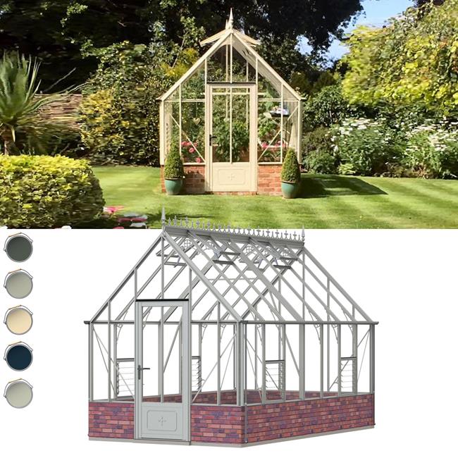 Robinsons Rushmoor Victorian Greenhouses 8ft Wide x 14ft Long Birstall