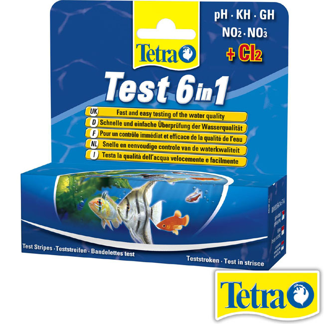 Tetra test kit 6 in 1 test strips Birstall