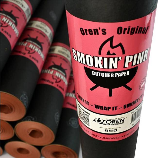Smoking Pink Butcher Paper 60cm x 30m Texas BBQ Club Birstall