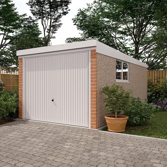 9ft 5in wide Pent Roof Single Ultimate Concrete Garages Area 1 The