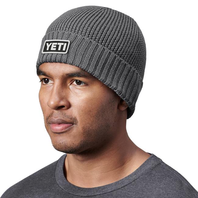 YETI Logo Beanie Hat GREY Birstall