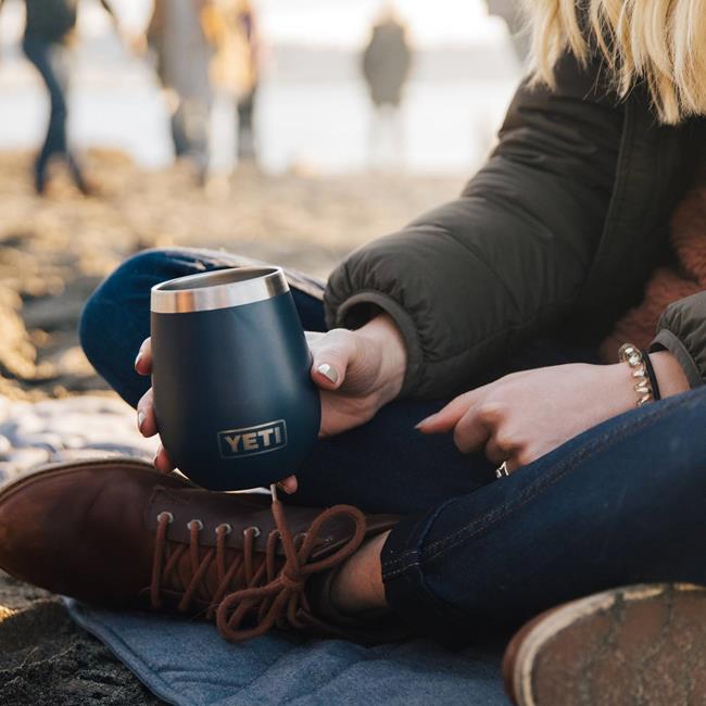 YETI Rambler Wine Tumbler NAVY . 296ml 10oz Birstall