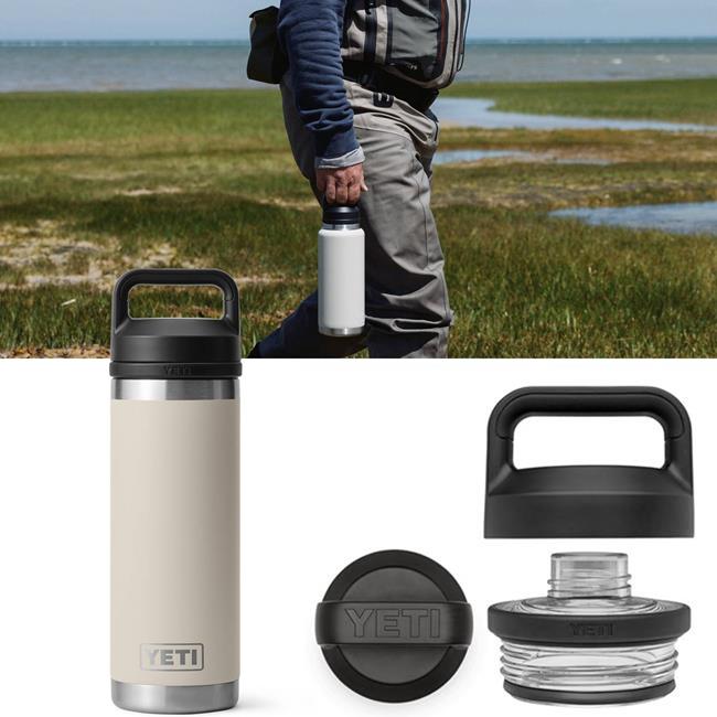 YETI Rambler Bottle | with Chug Cap - CAPE TAUPE . 532ml | 18oz 