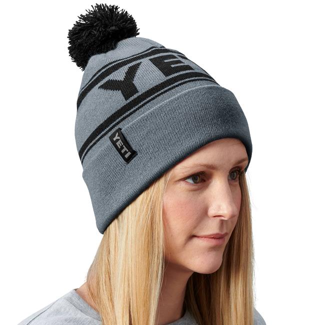 YETI Retro Knit Hat GREY / BLACK Birstall